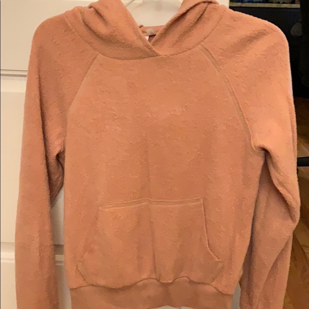 🍑 Project Social T | Hoodie. XS. Peach in color.